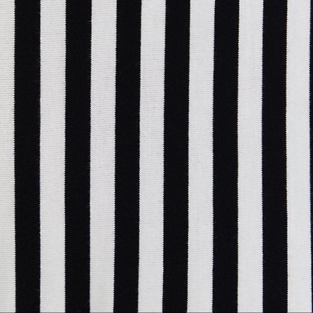 Super Soft Black & White Stripe Culotte Jumpsuit - Picture 5 of 5